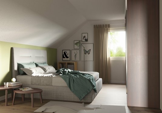 Schlafzimmer im Dachgeschoss